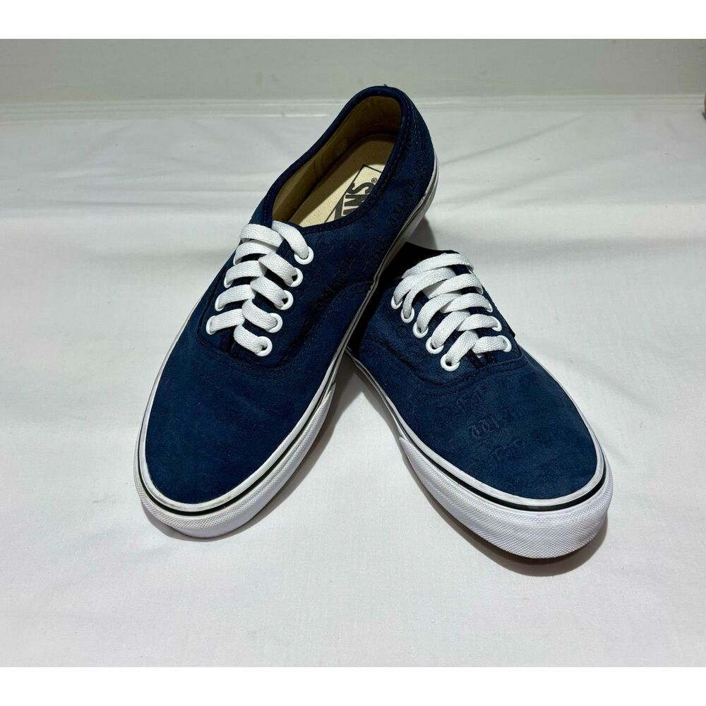 Authentic VANS dark blue suede sneakers  Size 9